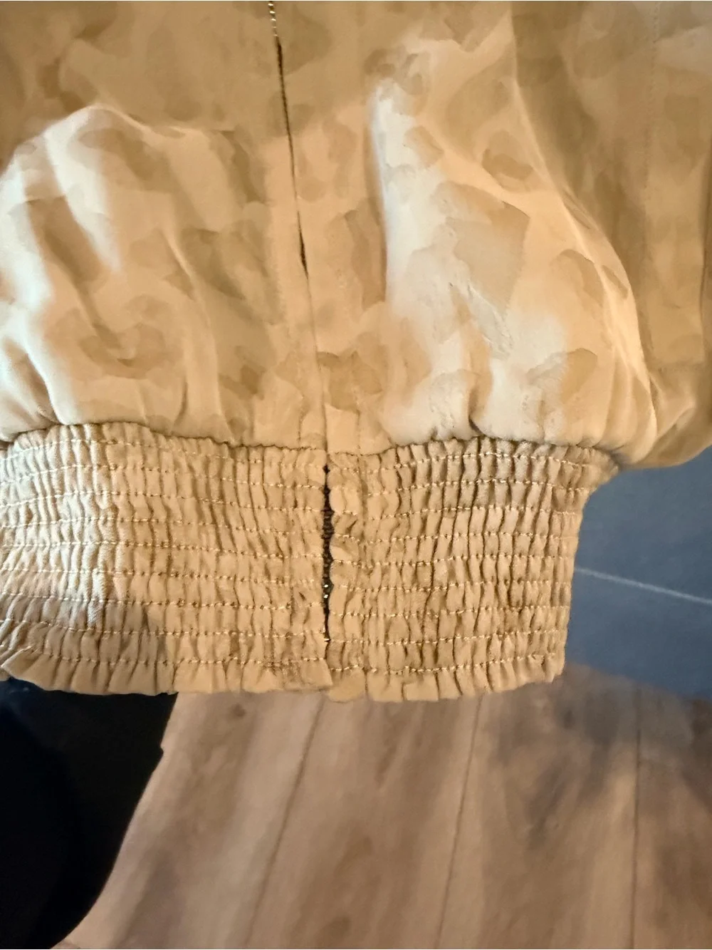 Mystree Light tan/ taupe Patterned Bomber Jacket
